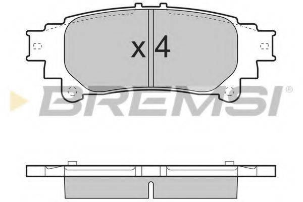 BREMSI BP3482