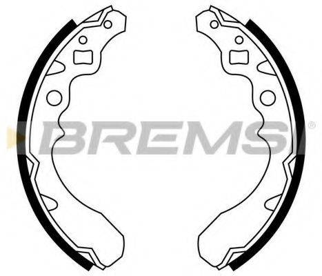 BREMSI 2670 Комплект гальмівних колодок