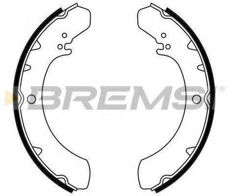 BREMSI 2678 Комплект гальмівних колодок