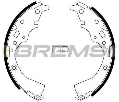 BREMSI 2956 Комплект гальмівних колодок