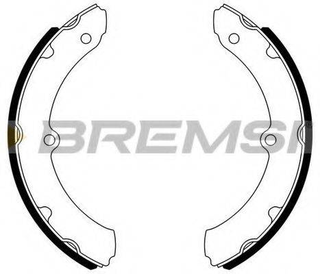 BREMSI 2983 Комплект гальмівних колодок
