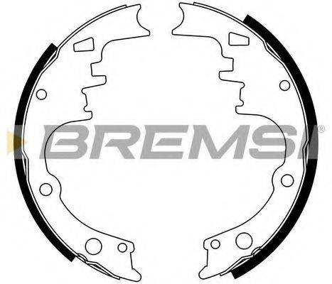 BREMSI 40245 Комплект гальмівних колодок