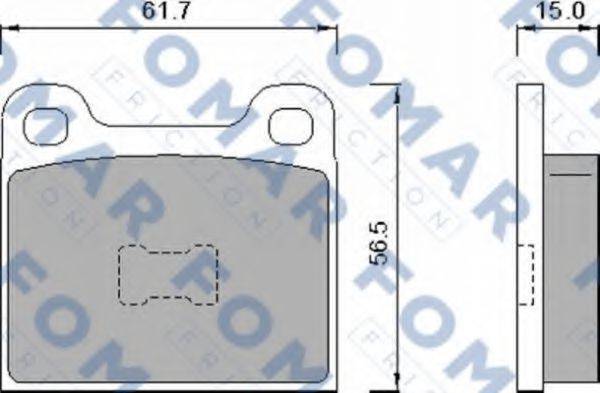 FOMAR FRICTION FO 460888