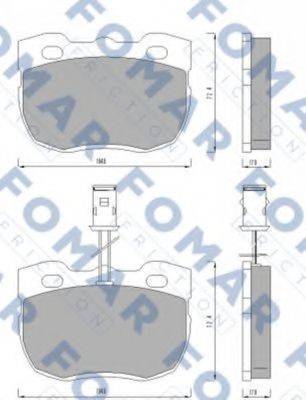 FOMAR FRICTION FO 487981