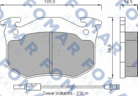 FOMAR FRICTION FO 528281