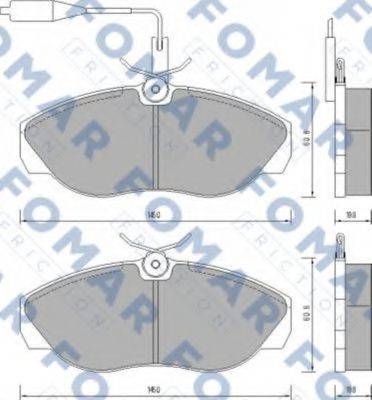 FOMAR FRICTION FO 629481