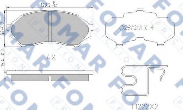 FOMAR FRICTION FO 677981