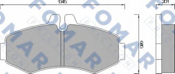 FOMAR FRICTION FO 678681