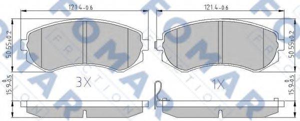 FOMAR FRICTION FO 679781