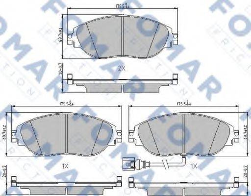 FOMAR FRICTION FO 688081