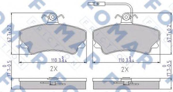 FOMAR FRICTION FO 725981