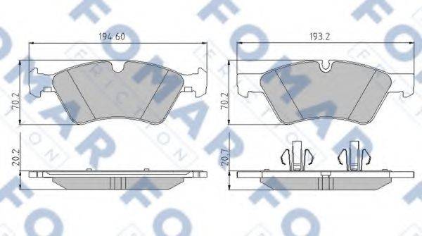 FOMAR FRICTION FO 858781