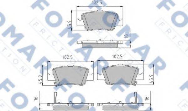 FOMAR FRICTION FO 862581