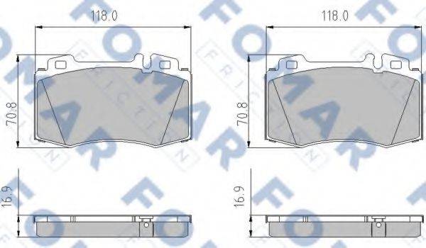 FOMAR FRICTION FO 906681