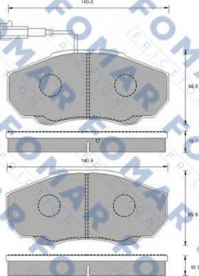 FOMAR FRICTION FO 909781