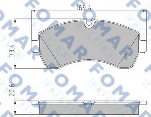 FOMAR FRICTION FO 921481