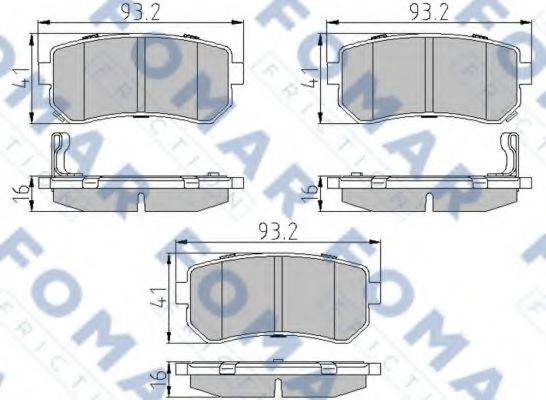 FOMAR FRICTION FO 924081