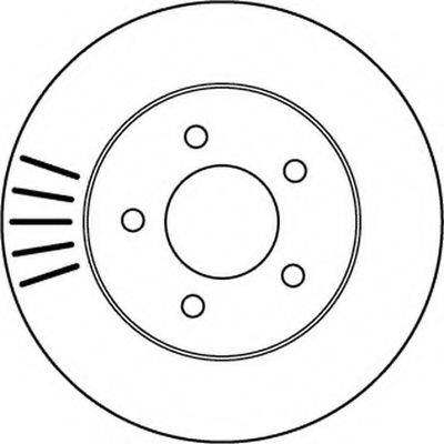 MGA D1273 гальмівний диск