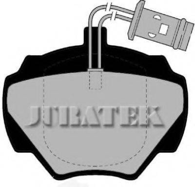 JURATEK 21237 Комплект гальмівних колодок, дискове гальмо