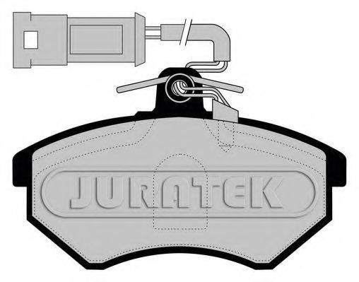JURATEK JCP774 Комплект гальмівних колодок, дискове гальмо
