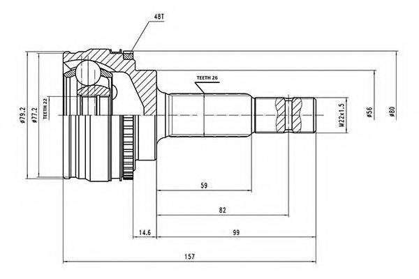 AYWIPARTS AW1510109A