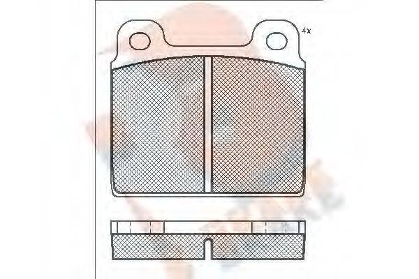 R BRAKE RB0020