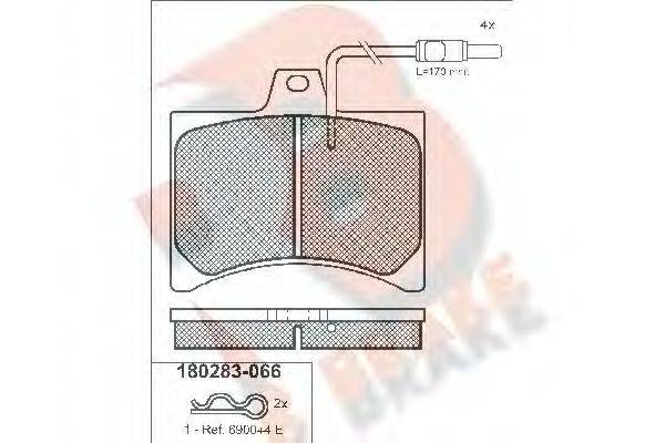 R BRAKE RB0283