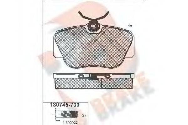 R BRAKE RB0745-700