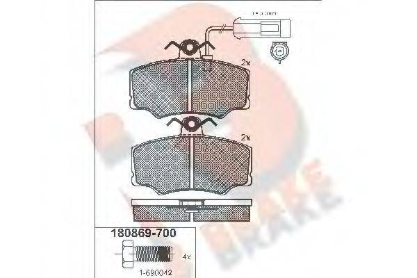 R BRAKE RB0869-700