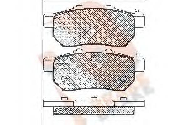 R BRAKE RB0960