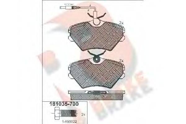 R BRAKE RB1035-700