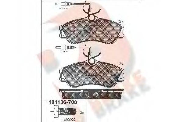 R BRAKE RB1136-700