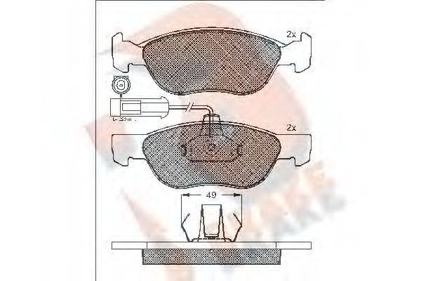 R BRAKE RB1243