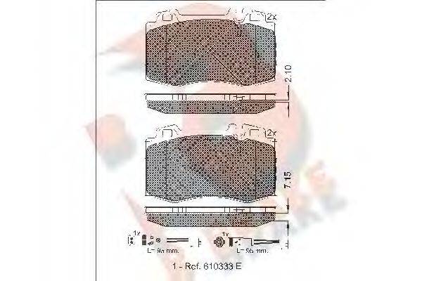 R BRAKE RB1389-203