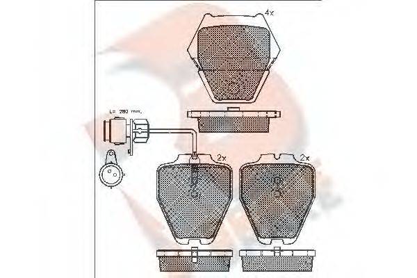 R BRAKE RB1565