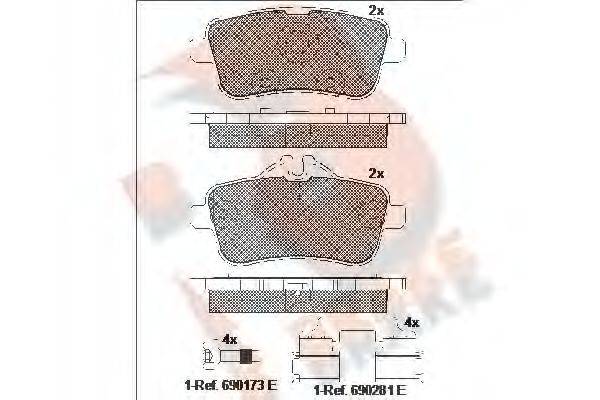 R BRAKE RB2072-066