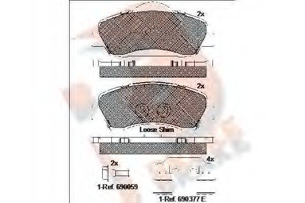 R BRAKE RB2131-067