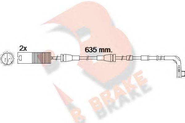 R BRAKE 24096 Сигналізатор, знос гальмівних колодок