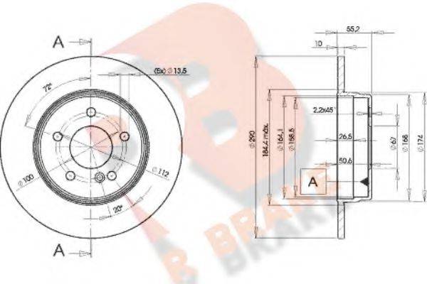 R BRAKE 78RBD23412