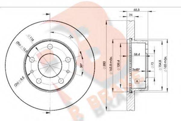 R BRAKE 78RBD24681