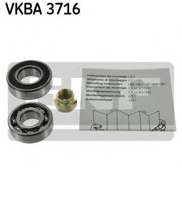 SKF VKBA3716 Комплект підшипника маточини колеса