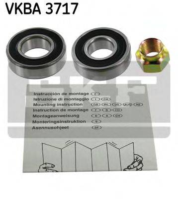 SKF VKBA3717 Комплект підшипника маточини колеса