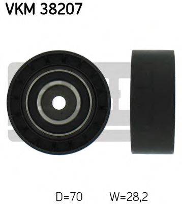 SKF VKM38207 Паразитний / провідний ролик, полікліновий ремінь
