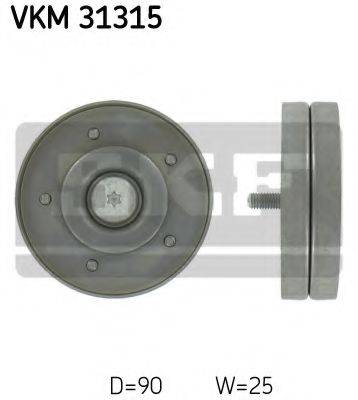 SKF VKM31315 Паразитний / провідний ролик, полікліновий ремінь