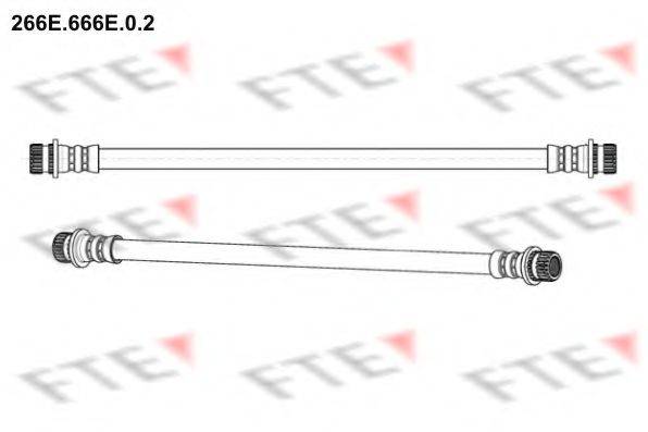 PEX 890069 Гальмівний шланг