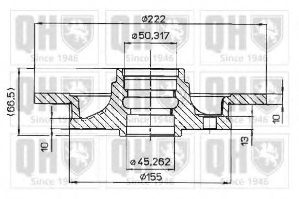 BENDIX 345112 гальмівний диск