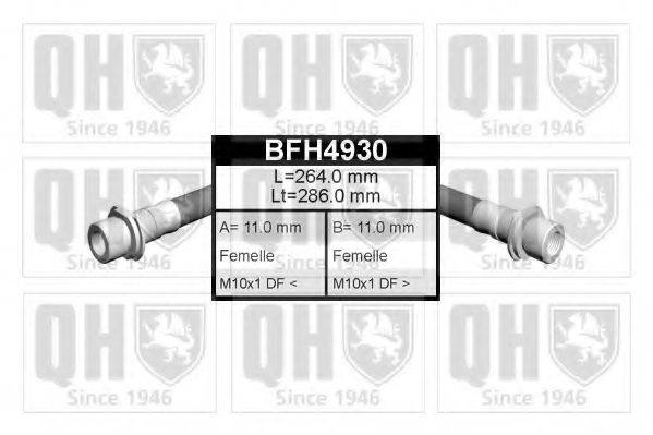 QUINTON HAZELL BFH4930 Гальмівний шланг