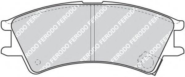 FERODO 23240 Комплект гальмівних колодок, дискове гальмо