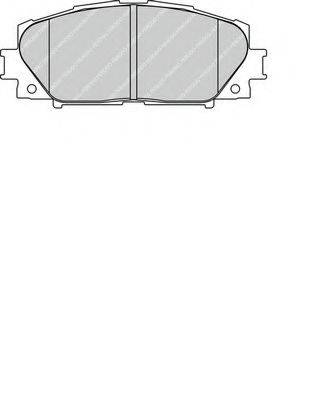 FERODO 24347 Комплект гальмівних колодок, дискове гальмо