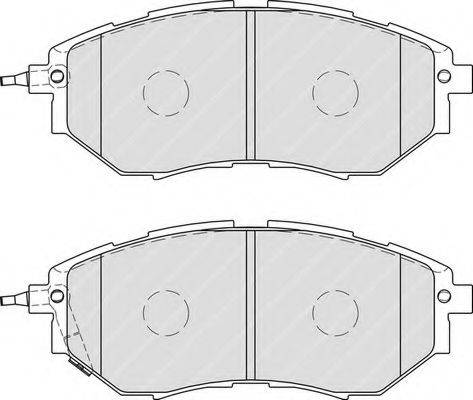 FERODO 24222 Комплект гальмівних колодок, дискове гальмо